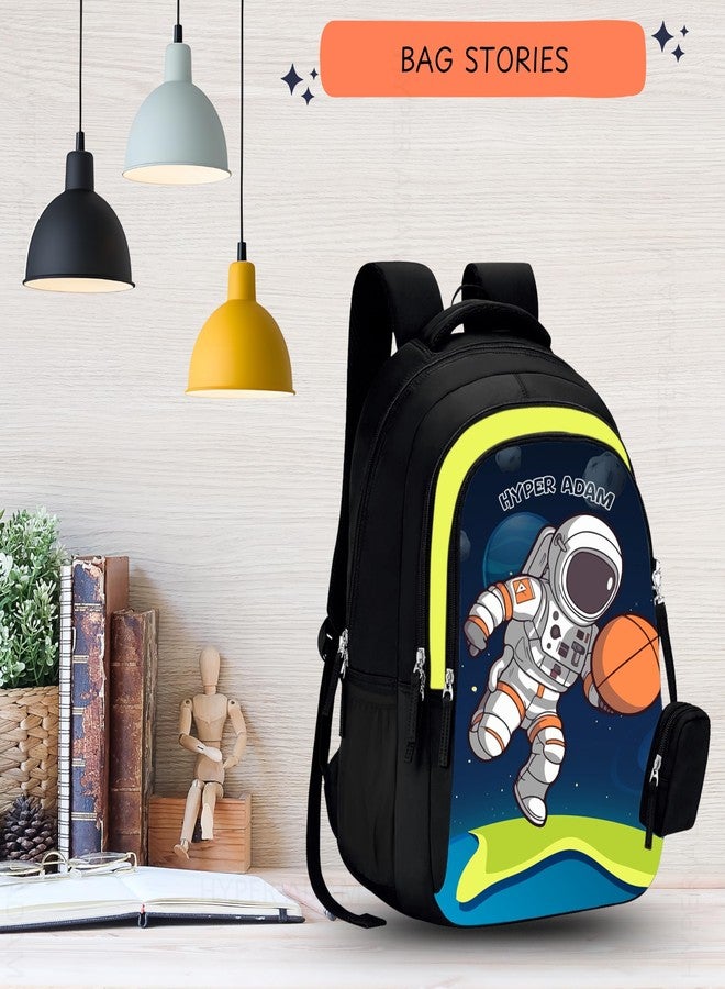 Hyper Adam 35 ltr School Bag College Backpack For Travel Office Multipurpose Backpack Picnic Bag for Boys & Girls (Astronaut) - Image 3